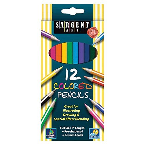 Pen+Gear Sharpened Colored Pencils, 12 Count