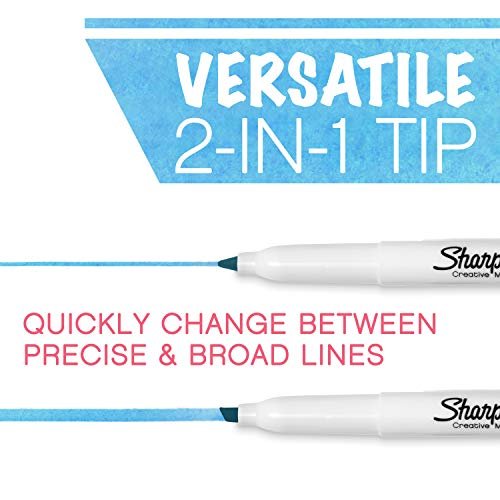 Sharpie S-Note Creative Marker Set, 12-Markers, Highlighter, Assorted Colors  