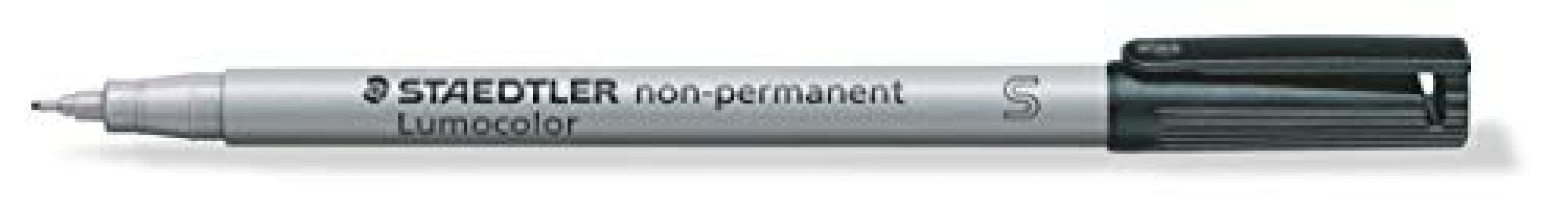 Staedtler Lumograph Non-Permanent Wet Erase Marker Pen, Extra Fine