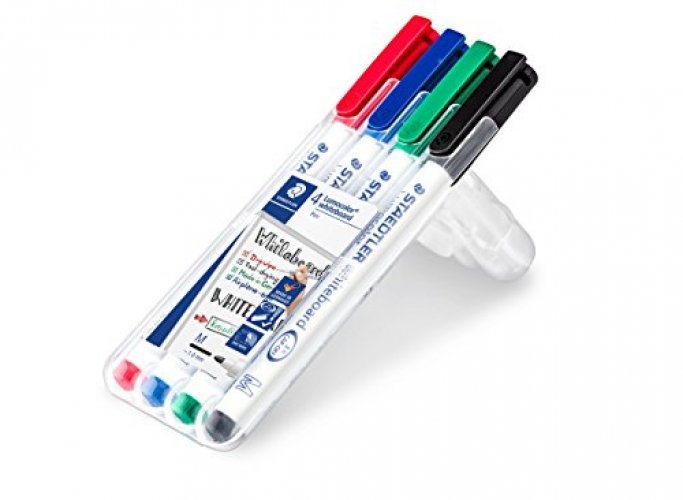 WallDeca Dry-Erase Thick Fine Line Markers, 13 Assorted Colors