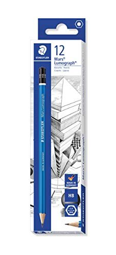 STAEDTLER Mars 100-HB LUMOGRAPH Pencil HB - Box of 12 - Imported Products  from USA - iBhejo