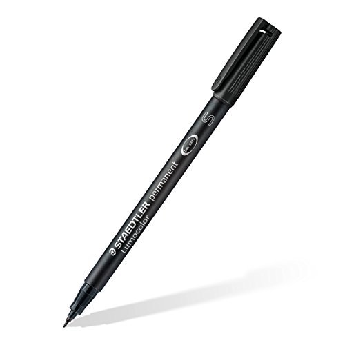 Staedtler Lumocolor Permanent Marker Pen, 0.4Mm, Refillable, Black 313-9 -  Imported Products from USA - iBhejo