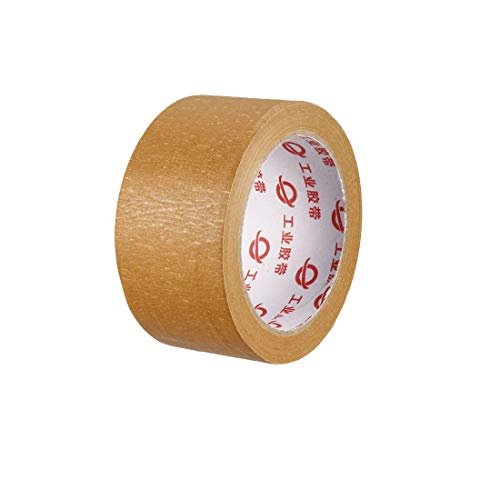 uxcell Brown Painter Tapes,1.97 inchx33 Yards,1 Roll,Craft Paper  Tape,Teacher Tape,for Art,Decorating,Pianting