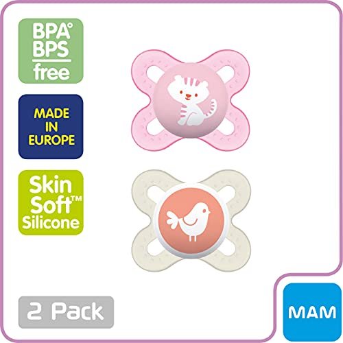 Mam - 2Pk Perfect Start Pacifier, Girl