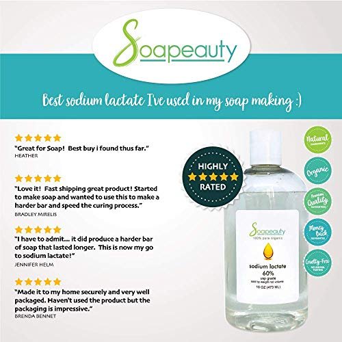 Sodium Lactate 60% Soap Making Supplies Pure No Additives Massage