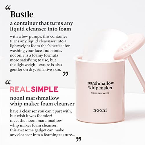  JIBIACB Facial Foamer Face Foam Maker Marshmallow Whip Maker  Skincare Tools Facial Cleansing Tool for Face Wash Gift for Her (2pcs,  Pink+Purple) : Beauty & Personal Care