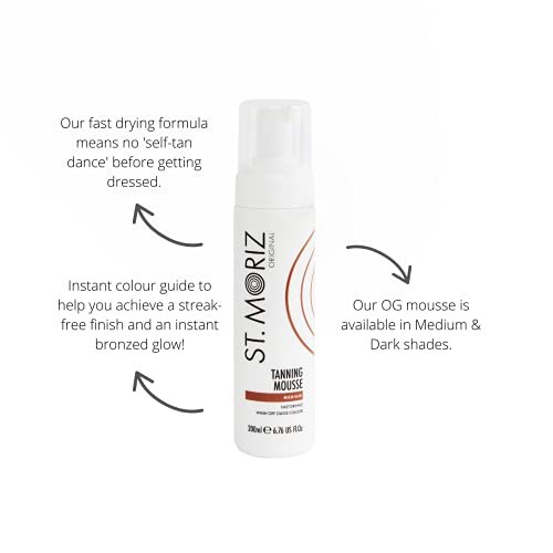 St. Moriz Medium Tanning Mousse - Body Tanning Mousse