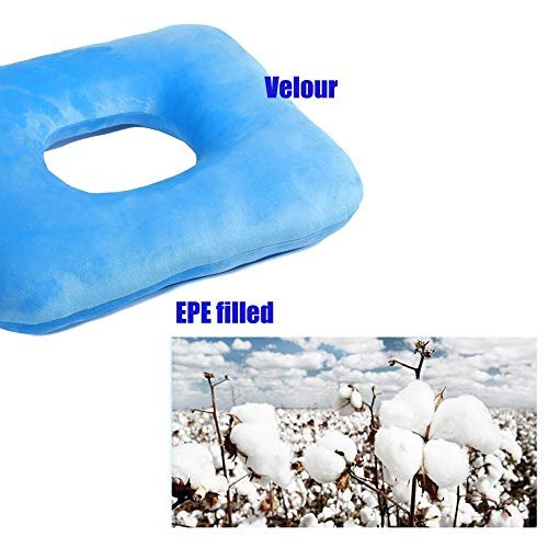 wefaner Donut Cushion Inflatable Donut Pillow for Bed Sores,Hemorrhoid  Pillow,for Hemorrhoids,Pregnancy,Bedsore,can use air Pump or Blow Through  Your