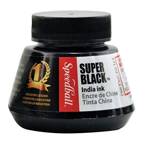 Speedball Super Black India Ink