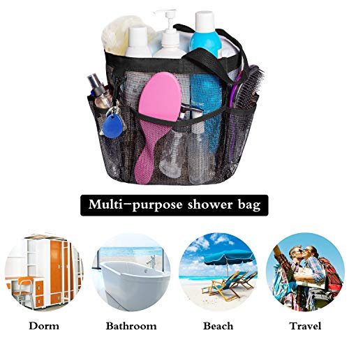 Attmu Mesh Shower Caddy Portable For College Dorm Room Essentials With 8  Pockets, Large Capacity Hanging, Quick Dry Shower Basket / Tote Bag For  Bath - Imported Products from USA - iBhejo