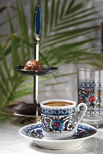 Amazing Turkish Arabic Coffee Espresso Cups 5 Pcs Fancy Set Famous
