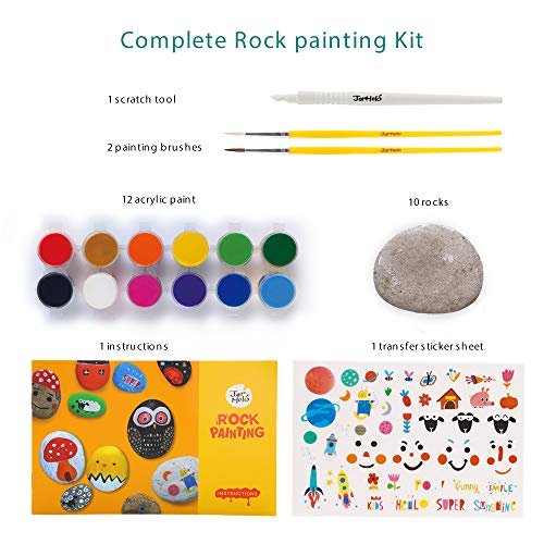 Jar Melo Rock Painting Kits For Kids, Hide & Seek Rock Kits, Arts & Crafts  Kits For Kids Age 6-12, Best Gift Art Set, Waterproof Paints - Imported  Products from USA - iBhejo