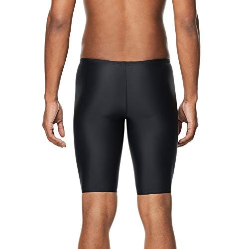 Speedo Mens Swimsuit Jammer Powerflex Eco Solid Adult Short New Black