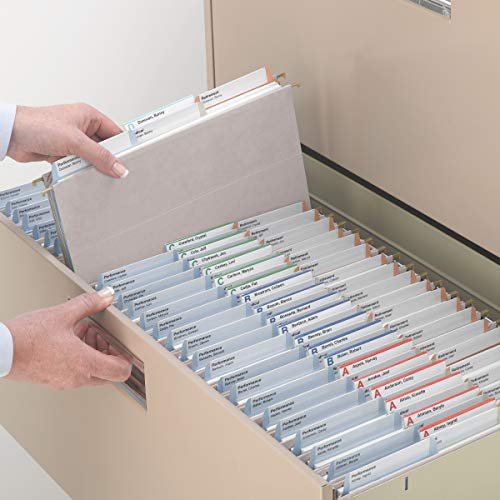 Smead Tuff Hanging File Folder With Easy Slide Tab, 1/3Cut Sliding Tab