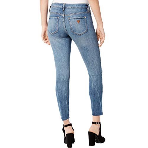 Guess Women'S Skinny Ankle Jean Light Medium Wash Destroy 25 - Imported  Products from USA - iBhejo