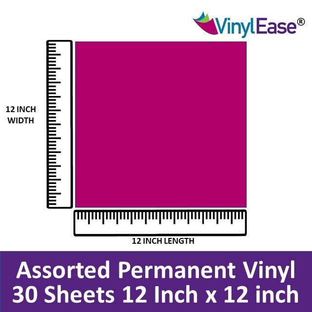 Yellow Permanent Vinyl Sheets - 12 PCS 12x12 New in Package for Silhouette