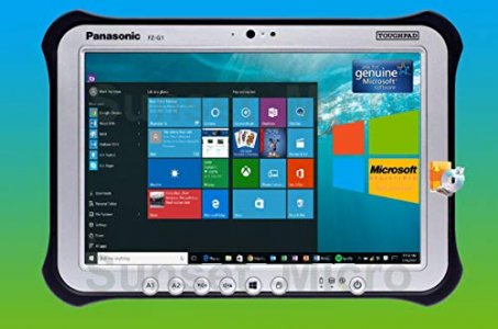 Panasonic Toughpad FZ-G1 MK1, Intel i5-3437U 1.9GHz, 10.1 WUXGA Multi TouchDigitizer, 128GB SSD, 4GB, Wifi, Bluetooth, Windows 10 Pro (Renewed)