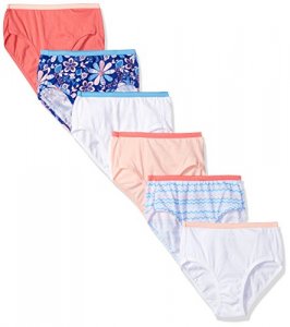 Buy Fruit of the Loom Girls' Seamless Underwear Multipack, Brief - 6 Pack -  Assorted, 14/16 at