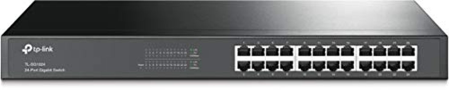 Tp-Link Tl-Sg1024 10/100/1000Mbps 24-Port Gigabit 19-Inch Rackmountable Switch, 48Gbps Capacity