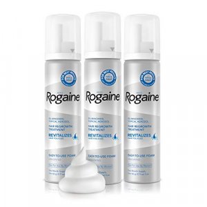 Men'S Rogaine 5% Minoxidil Foam For Hair Loss And Hair Regrowth, Topical Treatment For Thinning Hair, 3-Month Supply