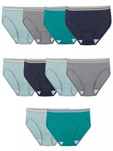 Fruit of the Loom Womens Plus-Size 5 Pack Fit for Me Breathable Brief