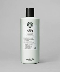 Maria Nila True Soft Shampoo 350 ml - For Dry Hair that Moisturizes and Strengthens Hair Structure and Strains. 100% Vegan. Sulfate-free and Paraben-