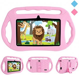 Kids Tablets Pc, Veidoo 7 Inch Android 8.1 Tablet With Google Play Store Gms Certification 16Gb Storage, Ips Screen, Premium Parent Control Pre-Insta
