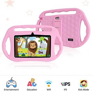 Kids Tablets Pc, Veidoo 7 Inch Android 8.1 Tablet With Google Play Store Gms Certification 16Gb Storage, Ips Screen, Premium Parent Control Pre-Insta
