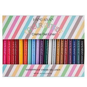 COOSA Waterproof Eye Liner Pencil Set 20 Colors Natural Matte Long Lasting Eyeliners Eye Makeup Pencils,Easy Apply Colored Eyeliner Retractable Eye M