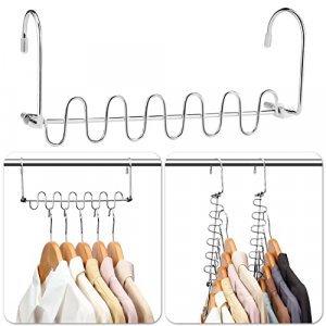 AMKUFO Space Saving Hangers Magic Hangers Metal Clothes Hangers Organizer Cascading Hangers Gain 80% More Space(10 Pack)