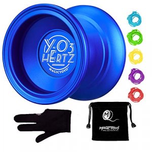 MAGICYOYO Y03-Hertz Yoyo Professional Unresponsive Yoyo for Kids and  Advanced, Pro Aluminium Metal Yoyo Ball with Long Spin