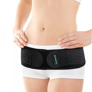 Si Belt Sacroiliac Si Joint Hip Belt Brace Waist Support with Elastic Compression Band to Stabilize SI Joint & Relieve Sciatic Nerve Pelvis 