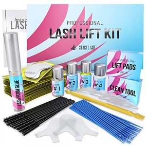 Stacy Lash Lift Kit - Professional Salon Premium Quality Eyelash Perm Curling Lotion & Liquid Lifting Set-Eyelash Perming Wave Curling Semi-Permanent