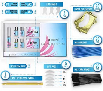 Stacy Lash Lift Kit - Professional Salon Premium Quality Eyelash Perm Curling Lotion & Liquid Lifting Set-Eyelash Perming Wave Curling Semi-Permanent
