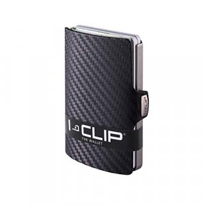 I-CLIP Original Silver Carbon Black, Wallet, Money Bag, Purse, Credit Card case, Credit Card Holder