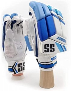 Skyhi SS Cricket Batting Gloves Mens, Youth, Boys,Right Hand and Left Hand Batting Glove (Color May Vary) (Platino, Boys Right Hand)