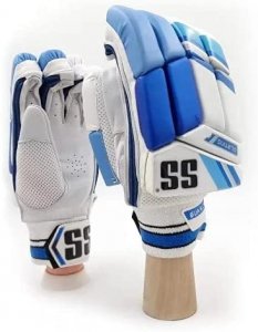 Skyhi SS Cricket Batting Gloves Mens, Youth, Boys,Right Hand and Left Hand Batting Glove (Color May Vary) (Platino, Boys Right Hand)