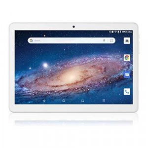 Tablet 10 Inch, 5G Wifi Tablet Pc, Android 8.1 Go, 16Gb Storage, Dual Cameras, Google Certified,1280X800 Ips Display, Bluetooth, Gps- Silver