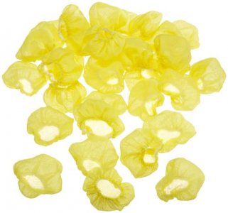 Regency Wraps Yellow Stretch Wraps Covers for Lemon Halves and wedges bag of 100, 2 inches