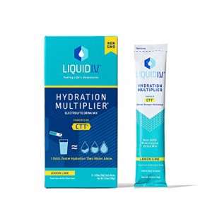 Liquid I.V. Hydration Multiplier, Electrolyte Powder, Easy Open Packets, Supplement Drink Mix (Lemon Lime, 8 Count)