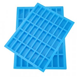 40 Cavity Narrow Rectangle Silicone Caramel Candy Molds Chocolate