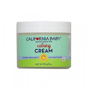 California Baby Calming Moisturizing Cream - Hydrates Soft, Sensitive Skin, Plant-Based, Vegan Friendly, Soothes Irritation 2oz