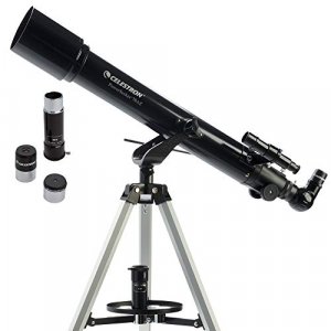 Celestron - Powerseeker 70Az Telescope - Manual Alt-Azimuth Telescope For Beginners - Compact And Portable - Bonus Astronomy Software Package - 70Mm