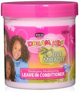 African Pride Dream Kids Leave-In Conditioner, Olive Miracle, 15 Oz.
