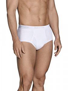 Fruit of the Loom Men's Underwear White Briefs Medium Size - 6 Pack 