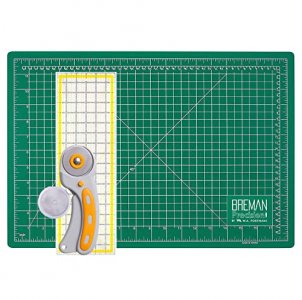 Breman Precision Self Healing Cutting Mat 12x18 Inch - Rotary Cutting Mats  for Crafts - Great Craft Cutting Board for Crafting & Quilting - 2 Sided 5