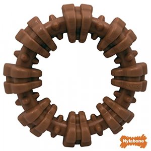Nylabone Power Chew Textured Dog Chew Ring Toy Flavor Medley Flavor X-Large/Souper - 50+ lbs.