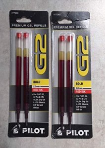 Pilot Gel Ink Refills for FriXion Erasable Gel Pen, Fine Point, Black Ink -  Pack of 18 (77330)
