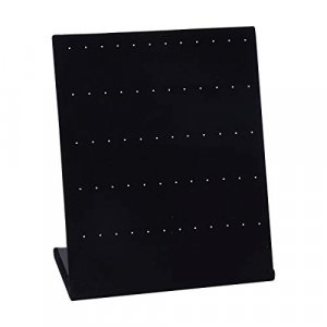 Autoark Black Velvet 30 Pair Earrings Display Holder Organizer,Jewelry Display Stand,AJ-041