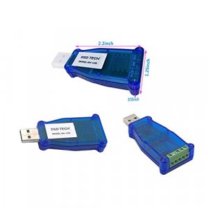 DSD TECH SH-U10 USB to RS485 Converter with CP2102 Chip Compatible with Windows 7,8,10,Linux,Mac OS